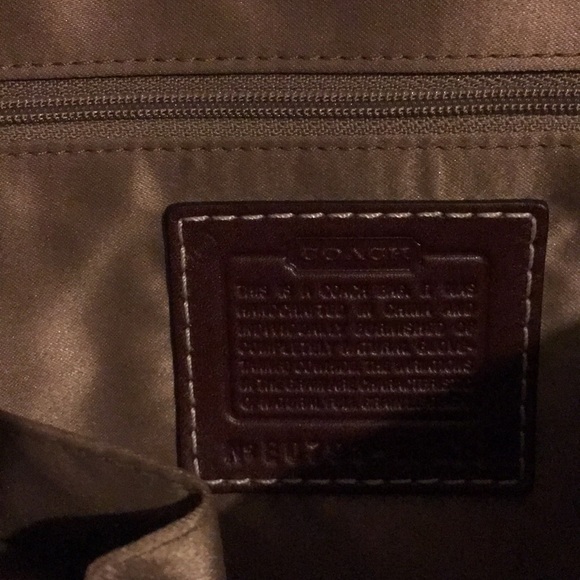 💝 Coach Hamilton Logo Signature Red/Wine Carryall - Picture 7 of 8